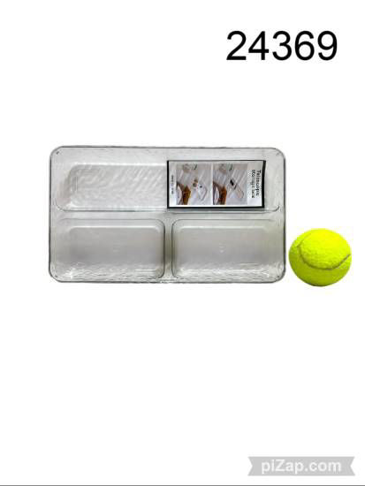 Imagen de ORGANIZADOR MULTIFUNCION DE ACRILICO 3 DIVIC.27X16 CM 4.25